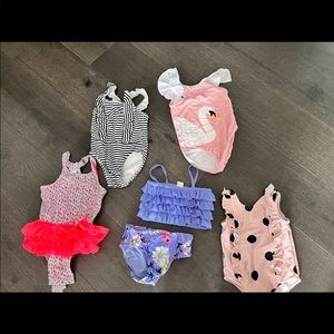 5 toddler bathing suits size 2-3